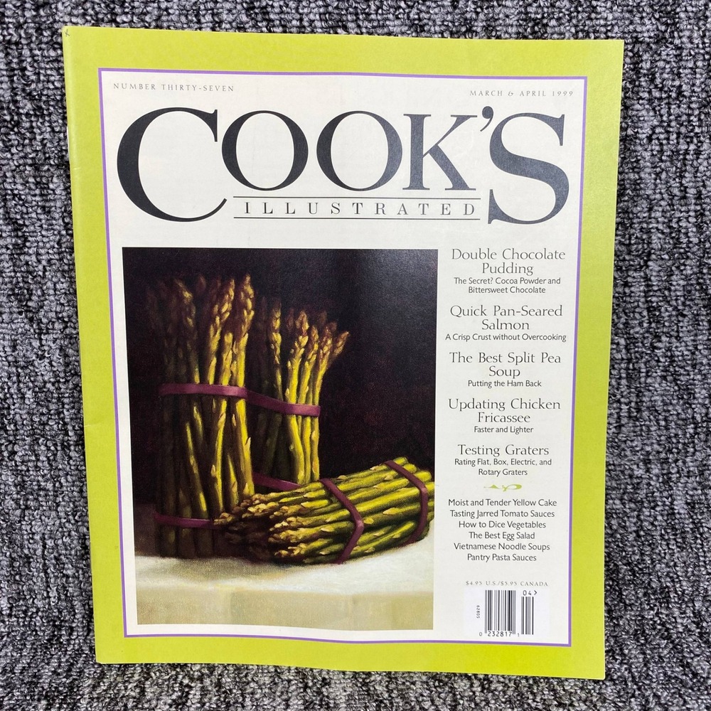 Vintage Cooks Illustrated Magazine March April 1999 Number 37 Recipes